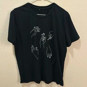 Smokers hands tee XL slim fit